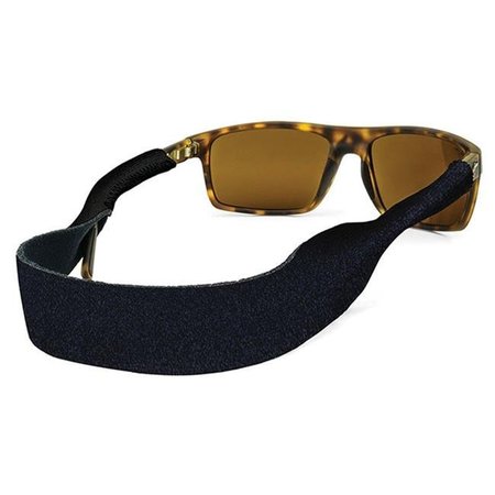 CROAKIES Croakies 443982 Eyewear Retainer Black Sunglasses Strap Fits Extra Large Frames Washable 443982